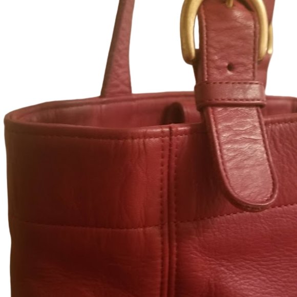 💎EUC💎 | Gorgeous 🟥🔴🟥RARE Red🟥🔴🟥 | Vintage Coach 4157 Bag | Waverly Tote - Picture 2 of 16